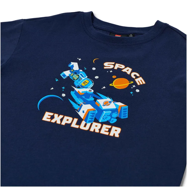 LEGO City majica kratkih rukava, teget - 128