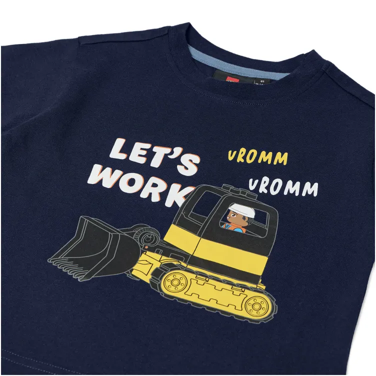 LEGO DUPLO majica kratkih rukava, teget - 86