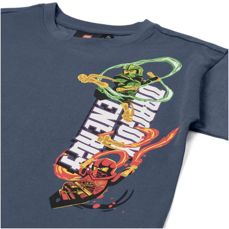 LEGO NINJAGO majica kratkih rukava, teget - 152