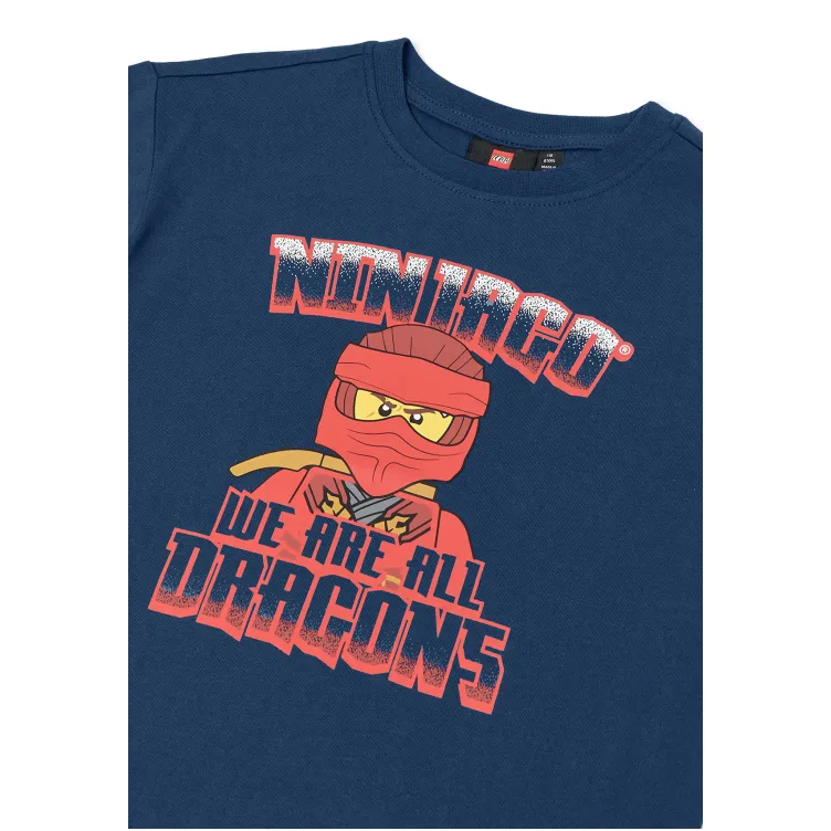 LEGO NINJAGO majica kratkih rukava, teget - 104