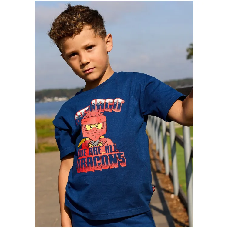 LEGO NINJAGO majica kratkih rukava, teget - 104