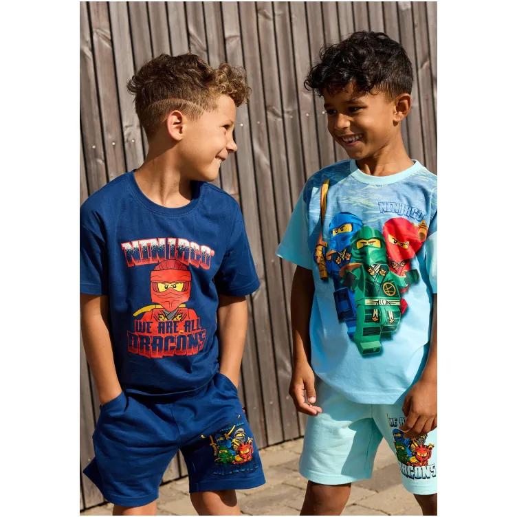 LEGO NINJAGO majica kratkih rukava, teget - 104