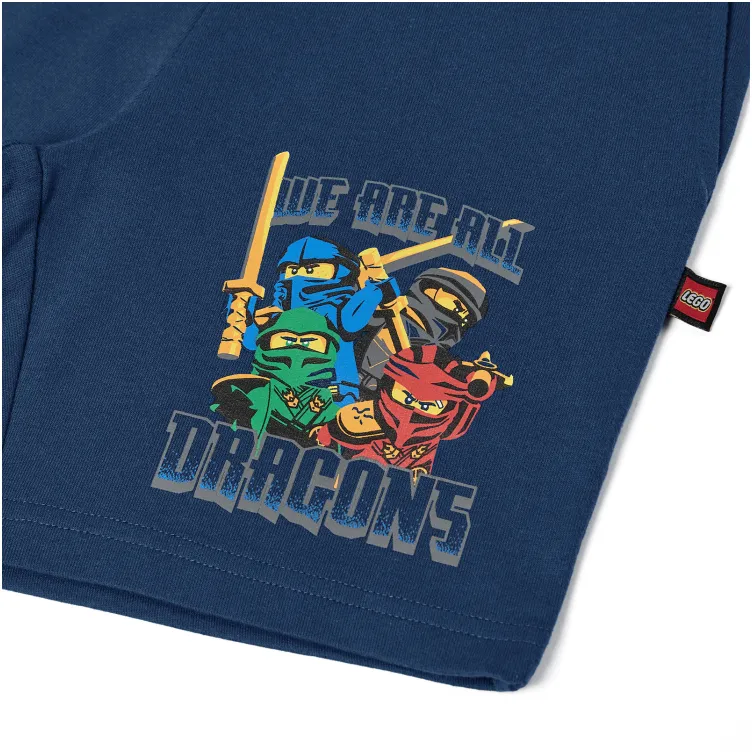 LEGO NINJAGO pamučni šorts, teget - 128