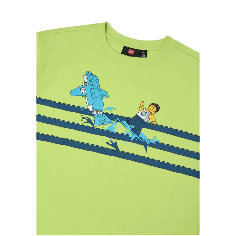 LEGO Iconic majica kratkih rukava, jarko zelena - 146