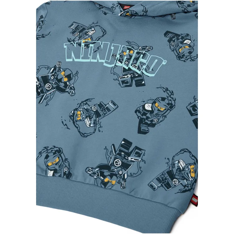 LEGO NINJAGO duks sa kapuljačom, prašnjavo plava - 104