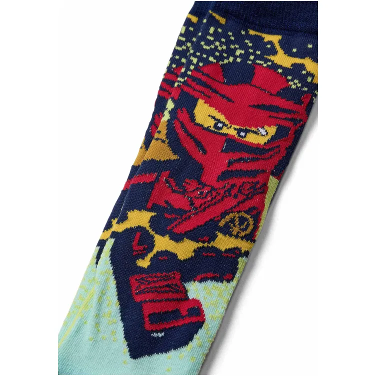 LEGO NINJAGO čarape, set 3 kom, teget - 26/27