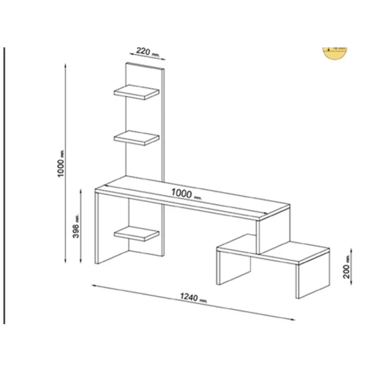 Tv komoda Zumbul belo