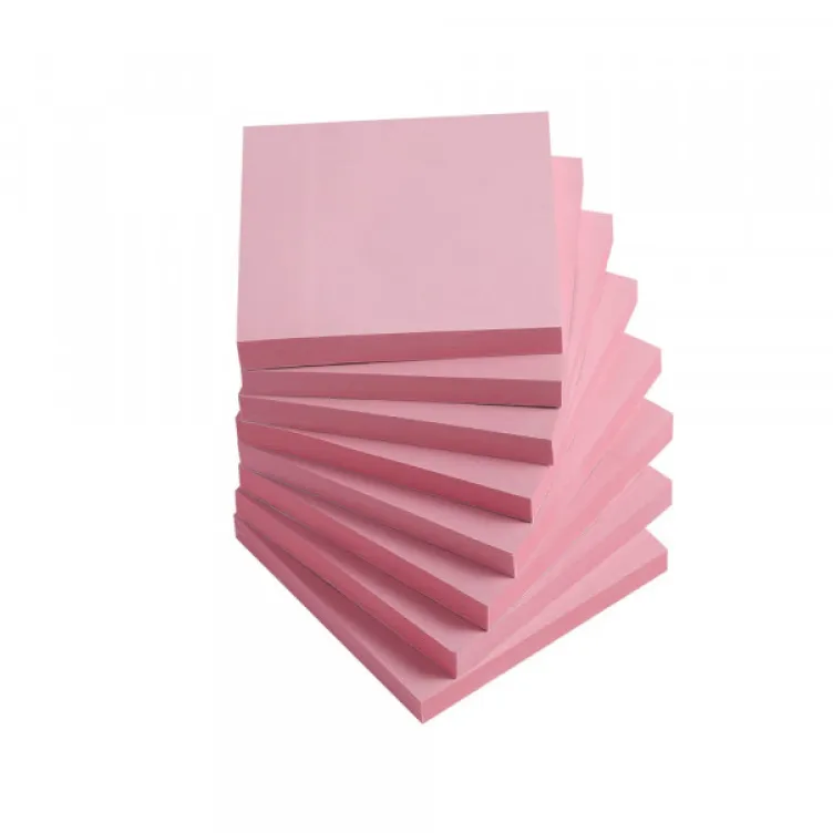 Samolepljivi listići Yidoo 100 lis, 75x75 pink