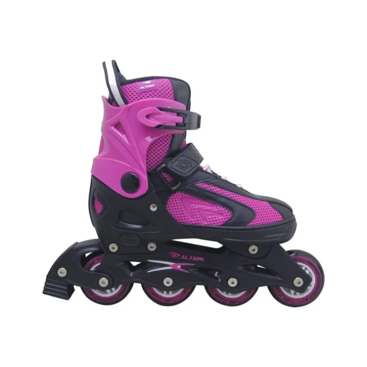 Roler m (37-40) crno rozi pvc abec-5 pu točkići