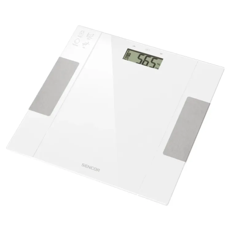 Telesna fitnes vaga Sencor SBS 5051WH/LCD/bela