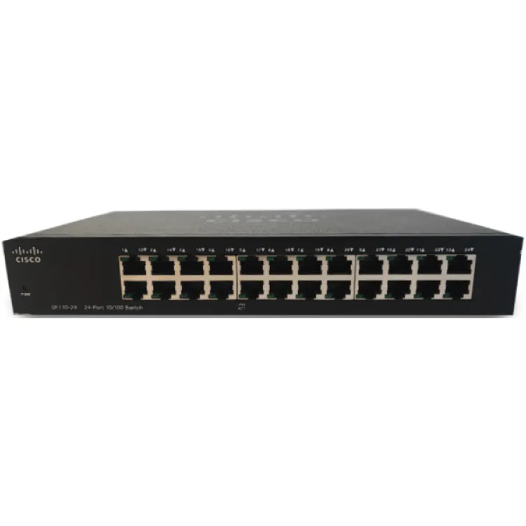 Cisco SF110-24 24-PORT 10/100 SWITCH REFABRIKOVAN