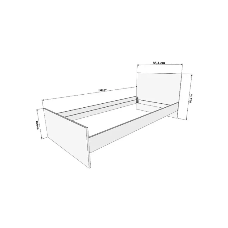 Krevet Evi 12 Belo belo