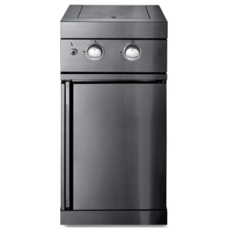 Crna linija plinska ploča sa dvostrukim gorionikom 7909