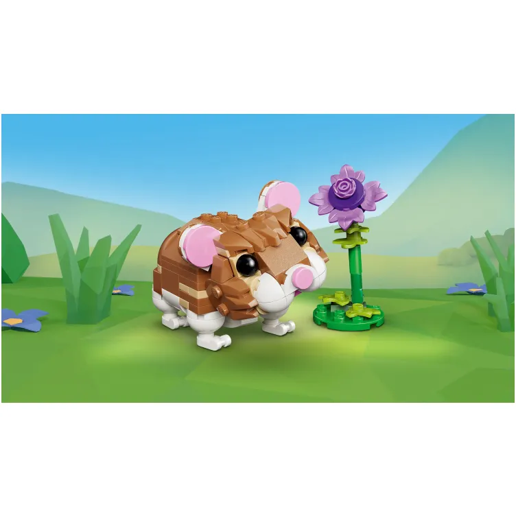 31376 Slatki hrčak sa cvetom