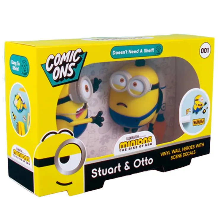 Minions Stuart i Otto zidne figure