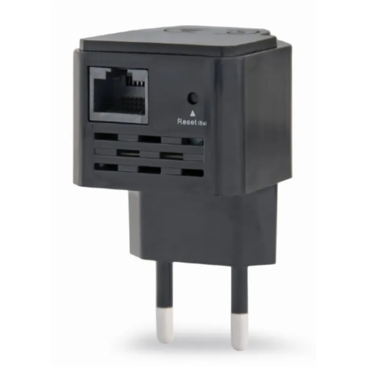 WNP-RP300-03-BK Gembird WiFi ripiter/ruter 300Mbps, 2x3dBi, RF pwr<20dBm, 1x LAN black(alt. tenda A9