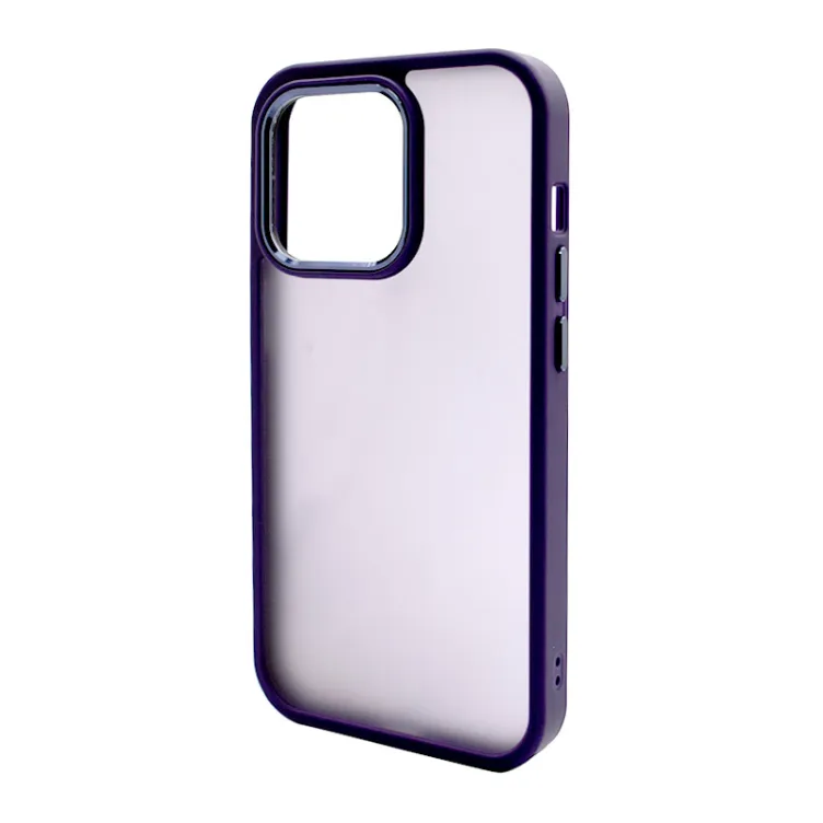 Maska Candy Shield za iPhone 15 Pro Max ljubicasta