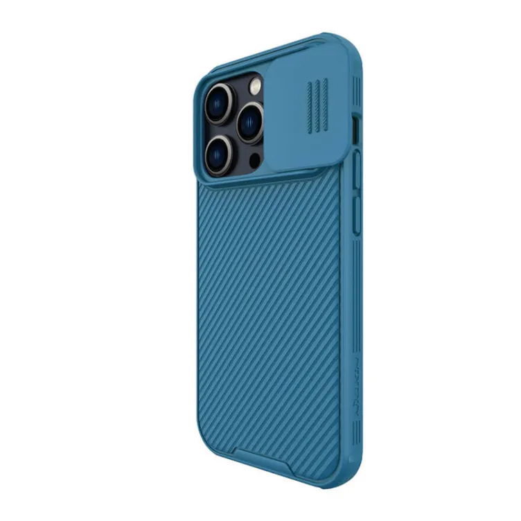 Maska Nillkin CamShield Pro Magnetic za iPhone 15 Pro plava