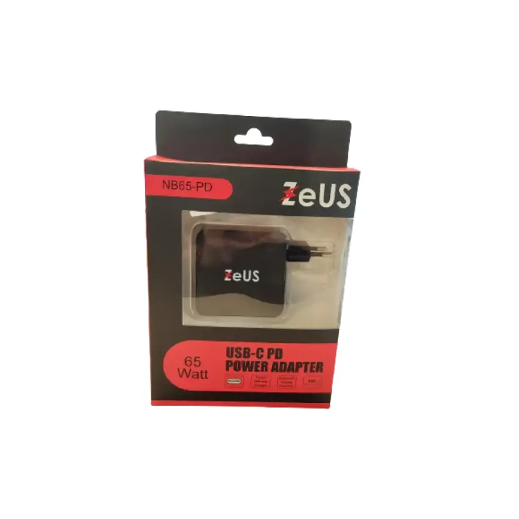 Punjač univerzalni ZEUS ZUS-NB65 PDC USB-C 65W za laptop,tablet,smart phone