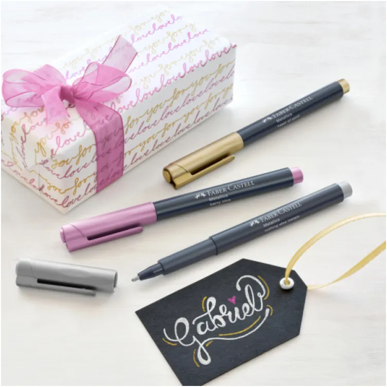 Permanent marker Faber Castell Metalics col 275 Asphlat cowboy 160775