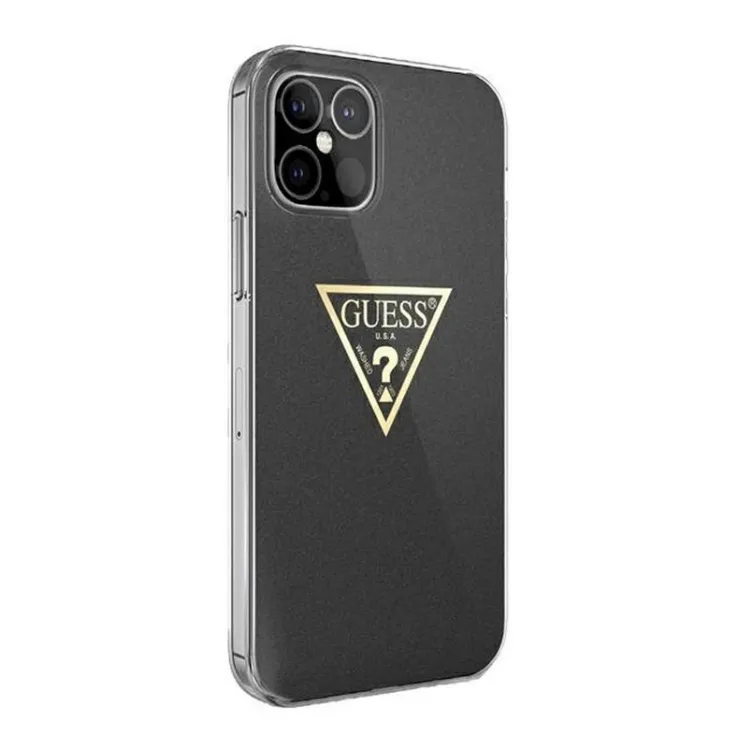 Maska Guess Faceplate za iPhone 12 mini crna.