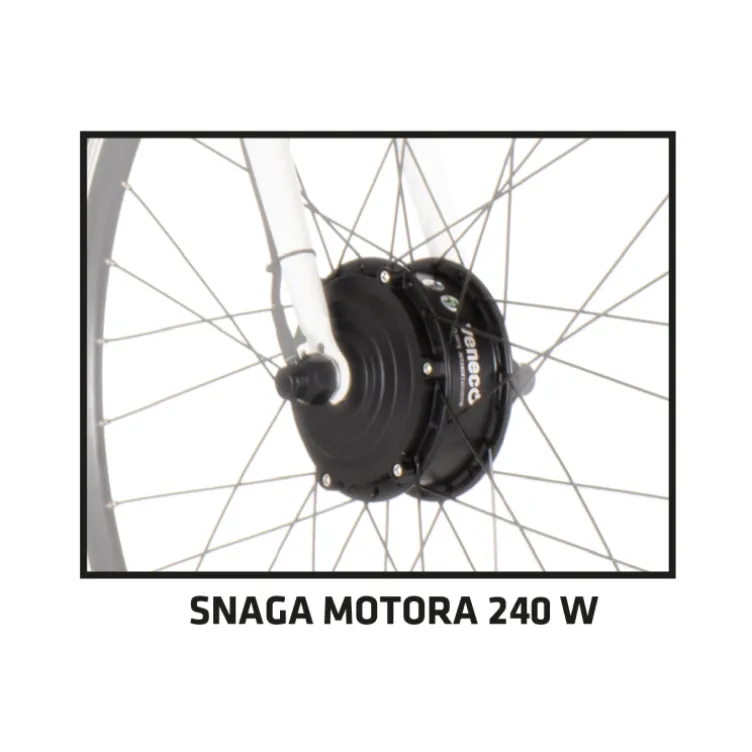 E-bicikl visitor explosion crno roza