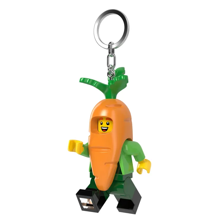 LEGO Minifigure privezak za ključeve sa svetlom: Tip u šargarepa kostimu