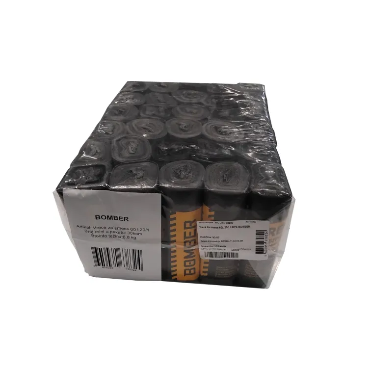 Vreće za smeće Bomber 160L 10/1 crna