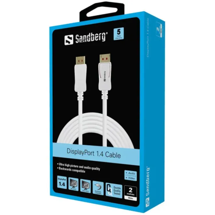 Kabl Sandberg 509-15 DisplayPort M/M 1.4 8K 2m