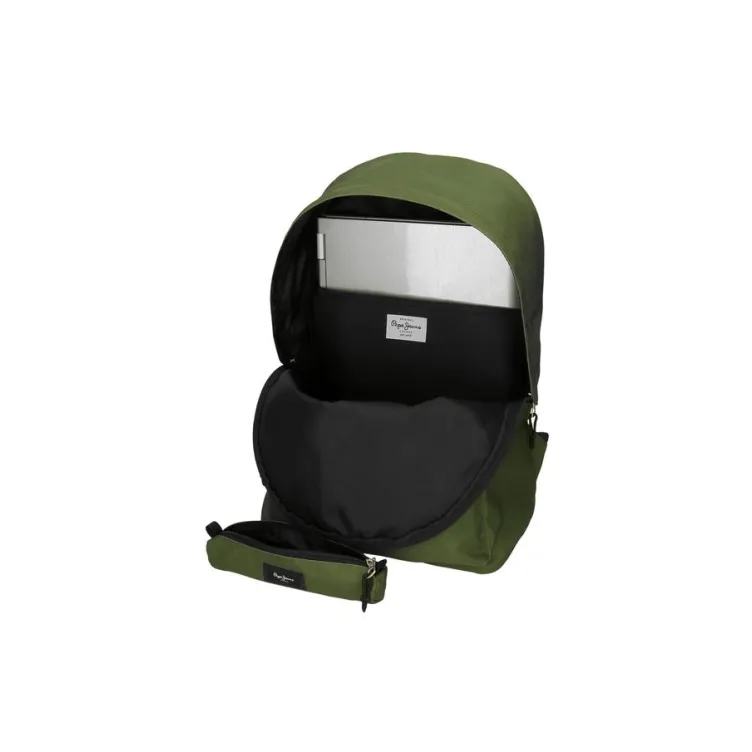 PEPE JEANS ARIS set ranac i pernica - tamno zelena