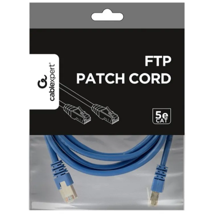 PP22-2M/B * Gembird Mrezni kabl FTP Cat5e Patch cord, 2m blue
