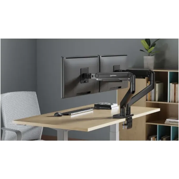 Stoni nosač za 2 monitora Manhattan 17"- 45" 462587