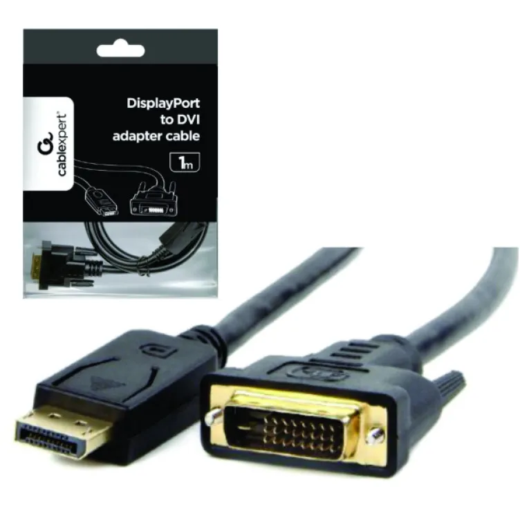 CC-DPM-DVIM-1M Gembird DisplayPort na DVI digital interface kabl 1m A