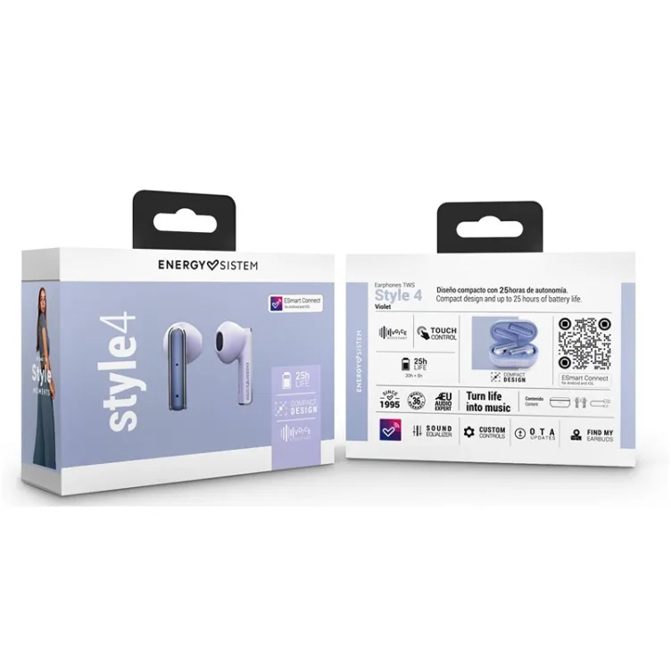 Style 4 Violet True Wireless slušalice ljubičaste (M45349)