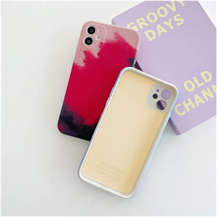 Maska Water Paste za iPhone 12 ljubicasta