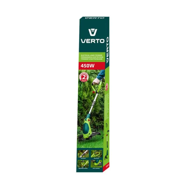 Trimer za travu 450W, širina košenja 290mm - Verto (52G551)