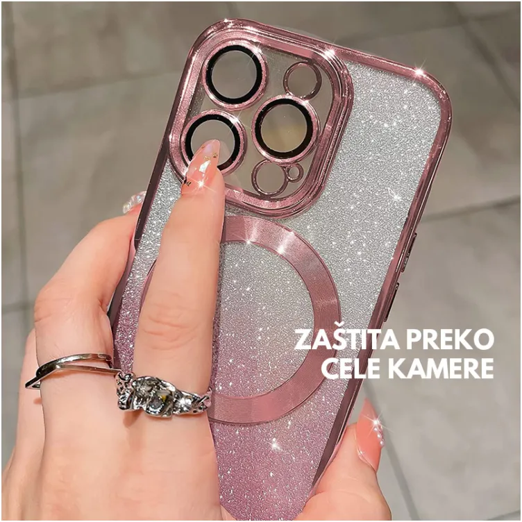 Maska Mag Case Electroplated za iPhone 14 Pro Max plava