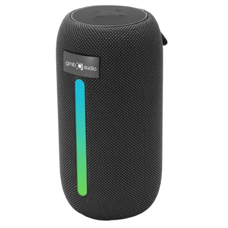 SPK-BT-LED-07 Gembird Portable Bluetooth LED speaker, 5W, BT, FM, USB, Handsfree, Black