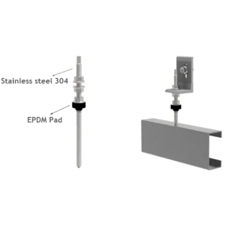 Nosaè solarnog panela L profil sa brezonom SET