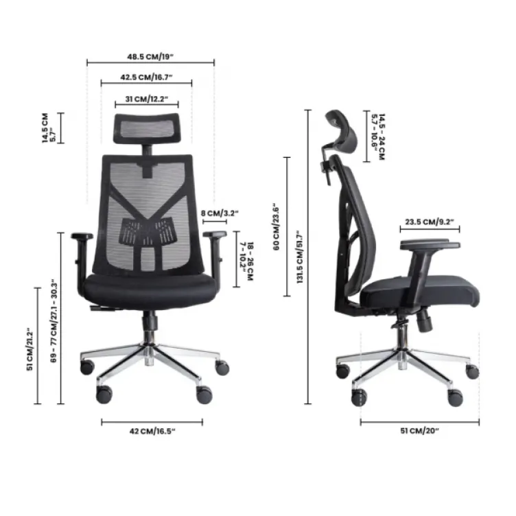 Ergonomska kancelarijska stolica UGD Aura D32