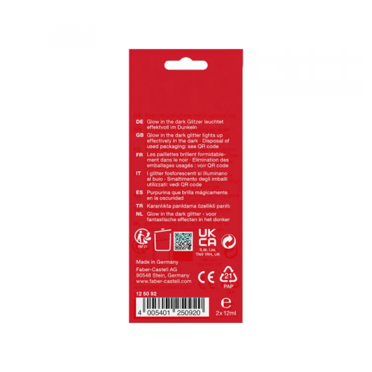 Glitter u tubi Faber Castell Sjaj u tami  12 ml 1/2 125092