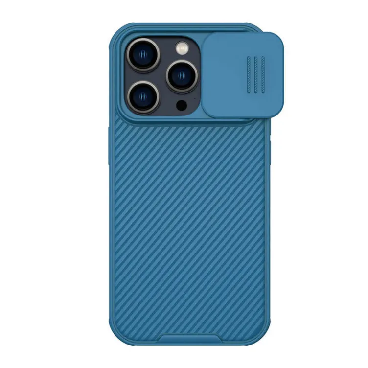 Maska Nillkin CamShield Pro Magnetic za iPhone 15 Pro plava