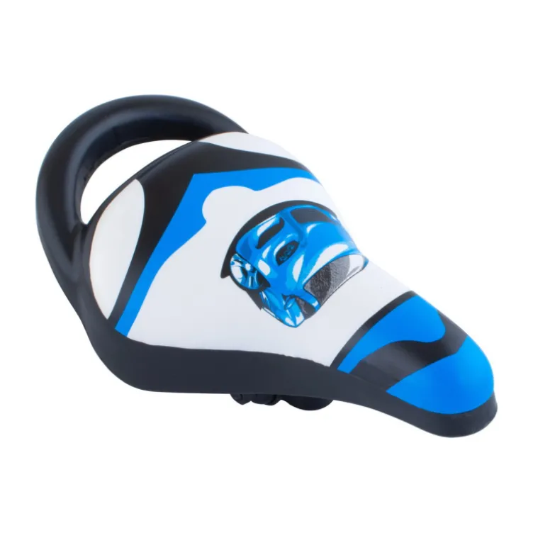 Sedlo za dečiji bicikl sa drškom car park plavo