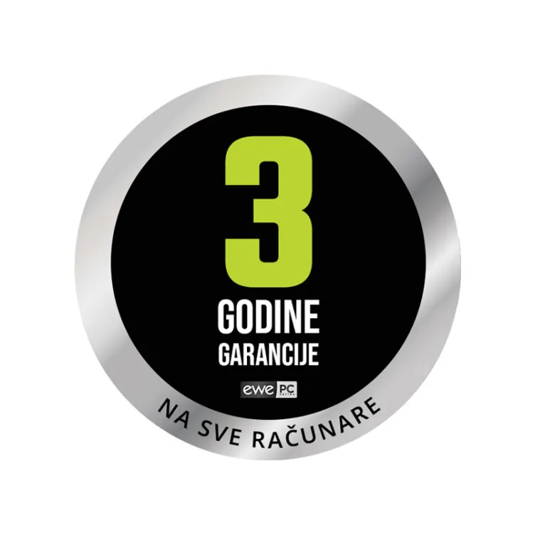 OFFICE računar Core i3-12100 16GB 500GB Win11 Pro