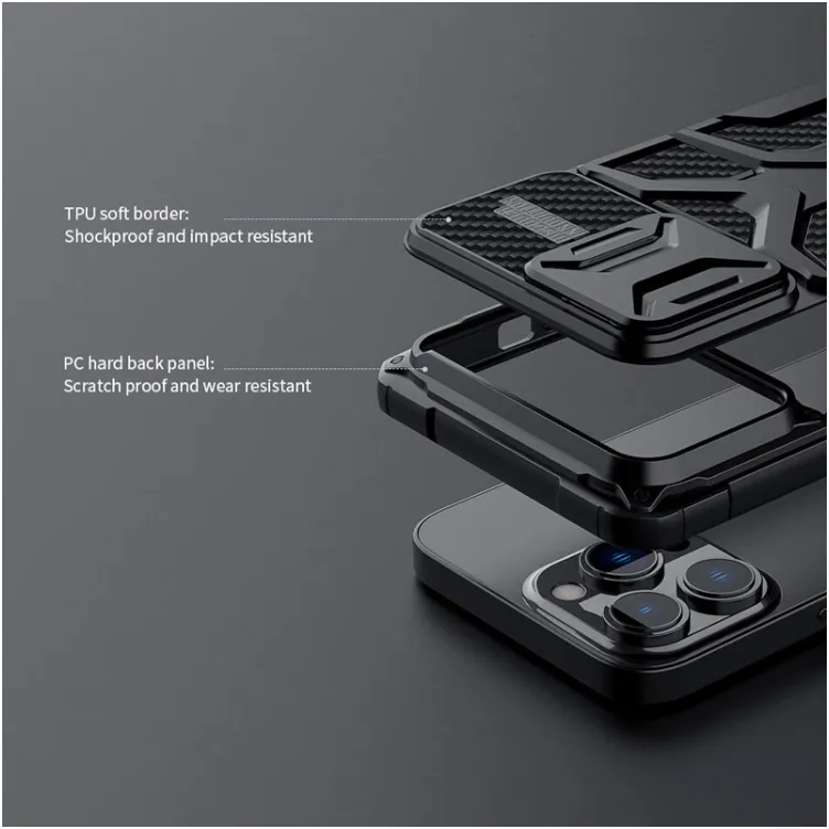 Maska Nillkin Adventurer za iPhone 13 Pro crna