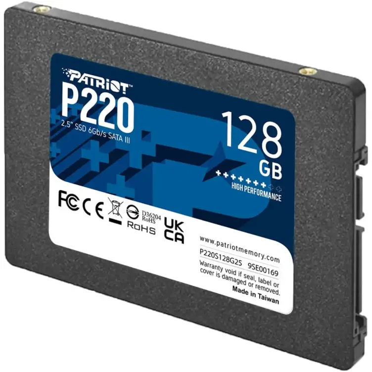 SSD 2.5 SATA3 128GB Patriot P220 550MBs/480MBs P220S128G25