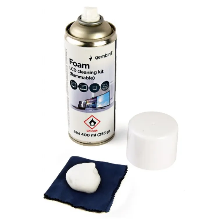 CK-LCD-08 Gembird pena za ciscenje LCD ekrana set 400ml (zapaljiva)