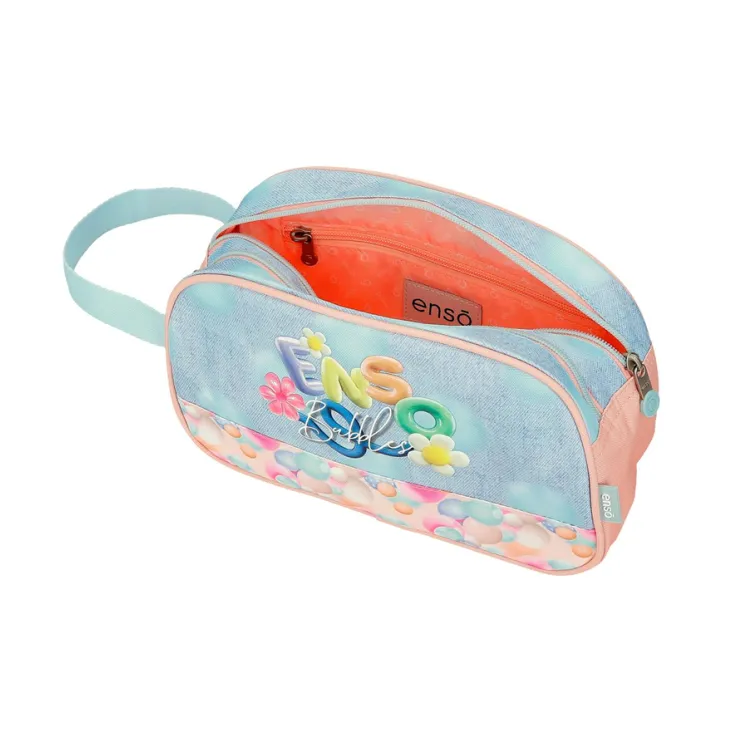 ENSO BUBBLES dečiji neseser sa 2 pregrade - sky blue