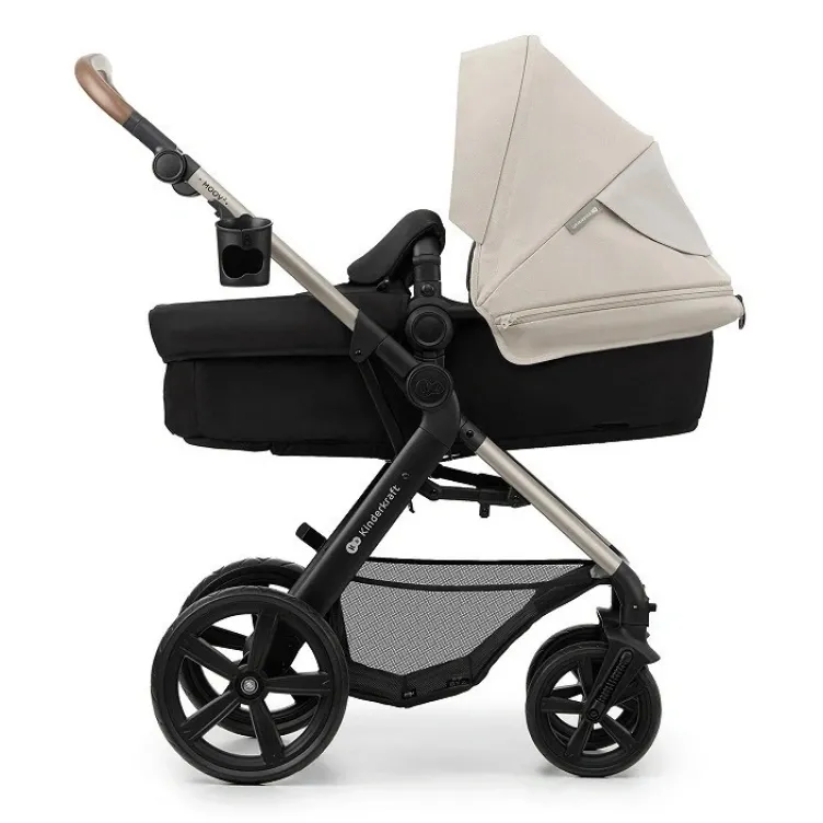 KINDERKRAFT KOLICA ZA BEBE SET 3U1 MOOV 2 SIVA
