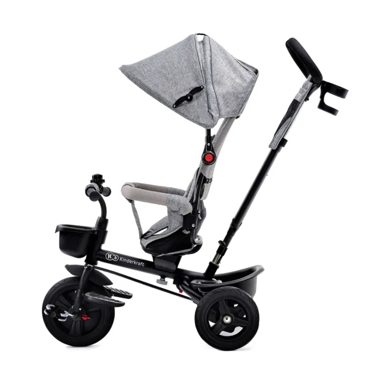 KINDERKRAFT TRICIKL AVEO 2U1 LIGHT GREY